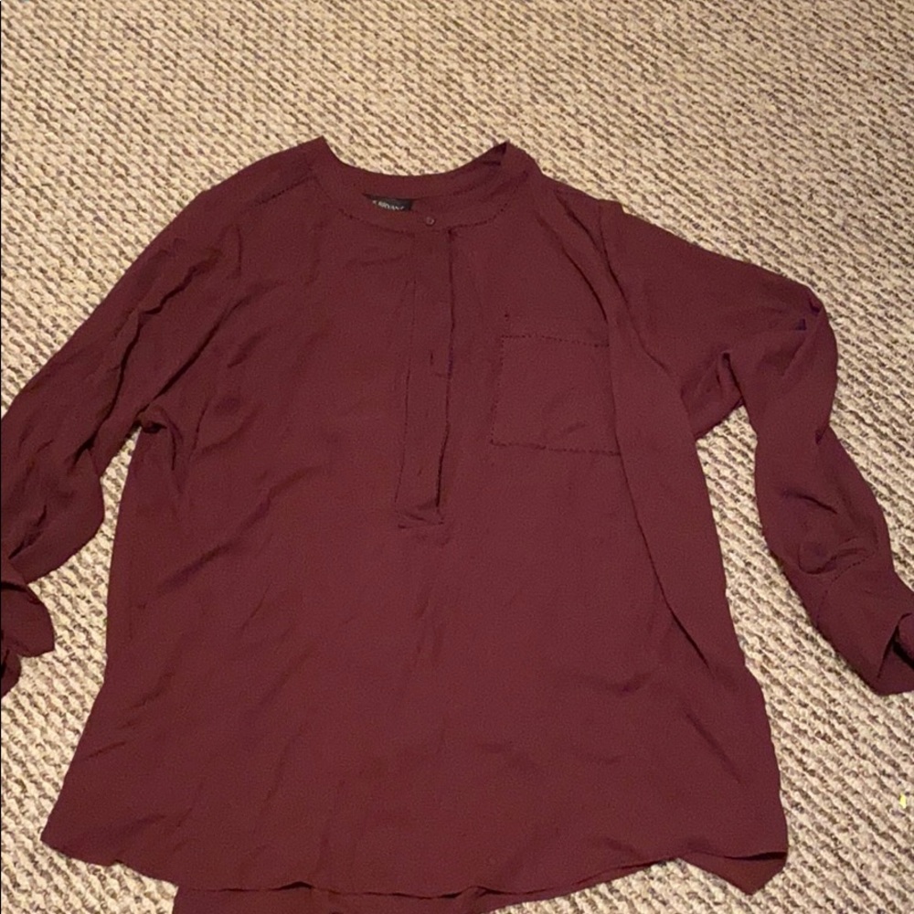 Maroon blouse